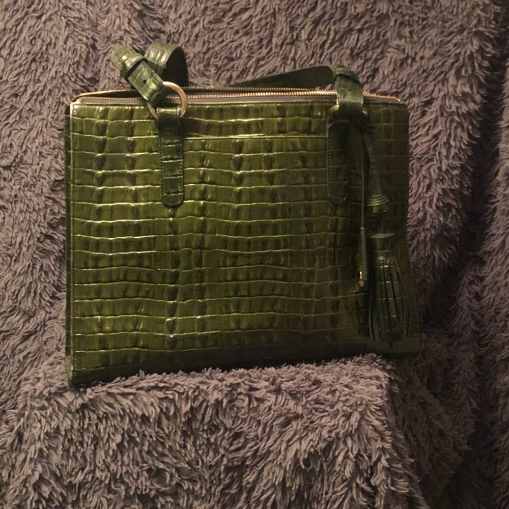 Brahmin Anywhere Tote in Racing Green